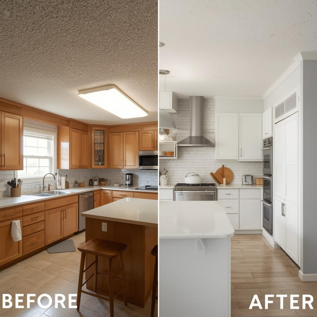 kitchen renovation York Region before after